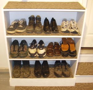 shoe storage idea
